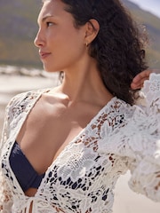 B By Ted Baker Broderie White Kimono - Image 2 of 7