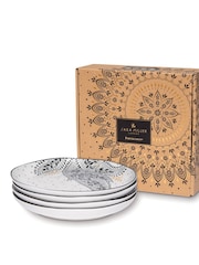 Sara Miller Artisanne Noir Set of 4 Salad Plates - Image 5 of 6
