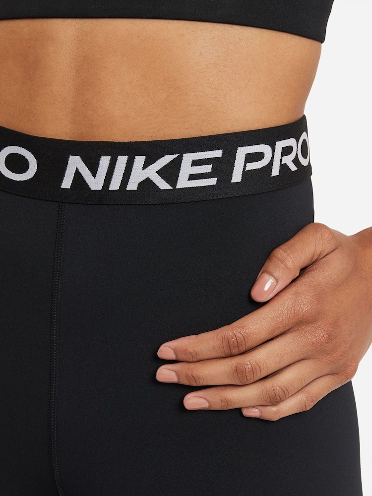 Nike Black 365 High Waisted 7 Inch Shorts - Image 5 of 7