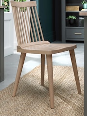 Bentley Designs Natural Set Of 2 Spindle Dining Chairs - Image 1 of 5