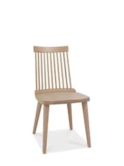 Bentley Designs Natural Set Of 2 Spindle Dining Chairs - Image 3 of 5