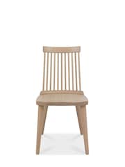 Bentley Designs Natural Set Of 2 Spindle Dining Chairs - Image 4 of 5