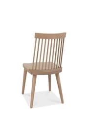 Bentley Designs Natural Set Of 2 Spindle Dining Chairs - Image 5 of 5