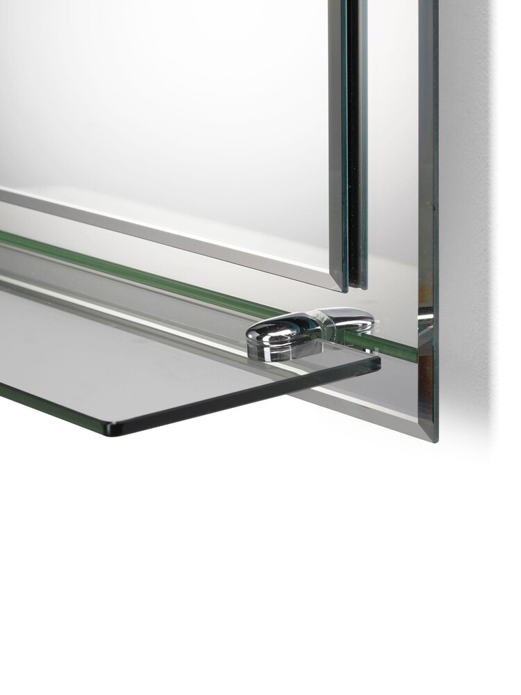 Croydex Devoke Recatngular Double Layer Mirror With Shelves - Image 4 of 4 Croydex Devoke Recatngular Double Layer Mirror With Shelves - Image 4 of 4