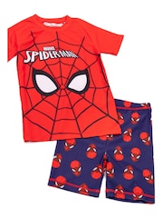Vanilla Underground Red Spider-Man 2 Piece Swim Set - Image 2 of 5