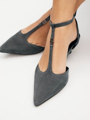 Grau - Forever Comfort® Schuhe mit MotionFlex, Kitten-Absatz und T-Steg aus Metall - Bild 2 von 7
