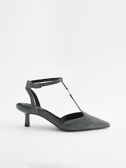 Grau - Forever Comfort® Schuhe mit MotionFlex, Kitten-Absatz und T-Steg aus Metall - Bild 4 von 7