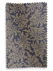 Sara Miller Smokey Blue Little Leaves Made to Measure Roller Blinds - Image 3 of 6