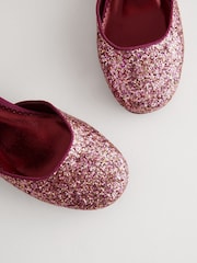 Purple Glitter Platform Heel Occasion Shoes - Image 4 of 7