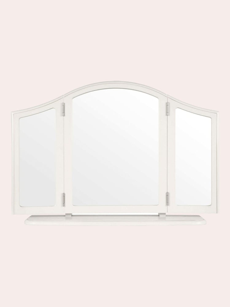 Laura Ashley Dove Grey Clifton Dressing Table Mirror - Image 2 of 2