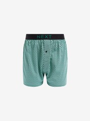 Blue Geo Pattern 4 pack Boxers - Image 3 of 6