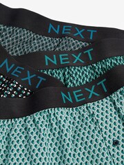 Blue Geo Pattern 4 pack Boxers - Image 6 of 6