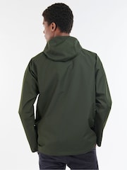 Barbour® Green Domus Waterproof Hooded Jacket - Image 3 of 8