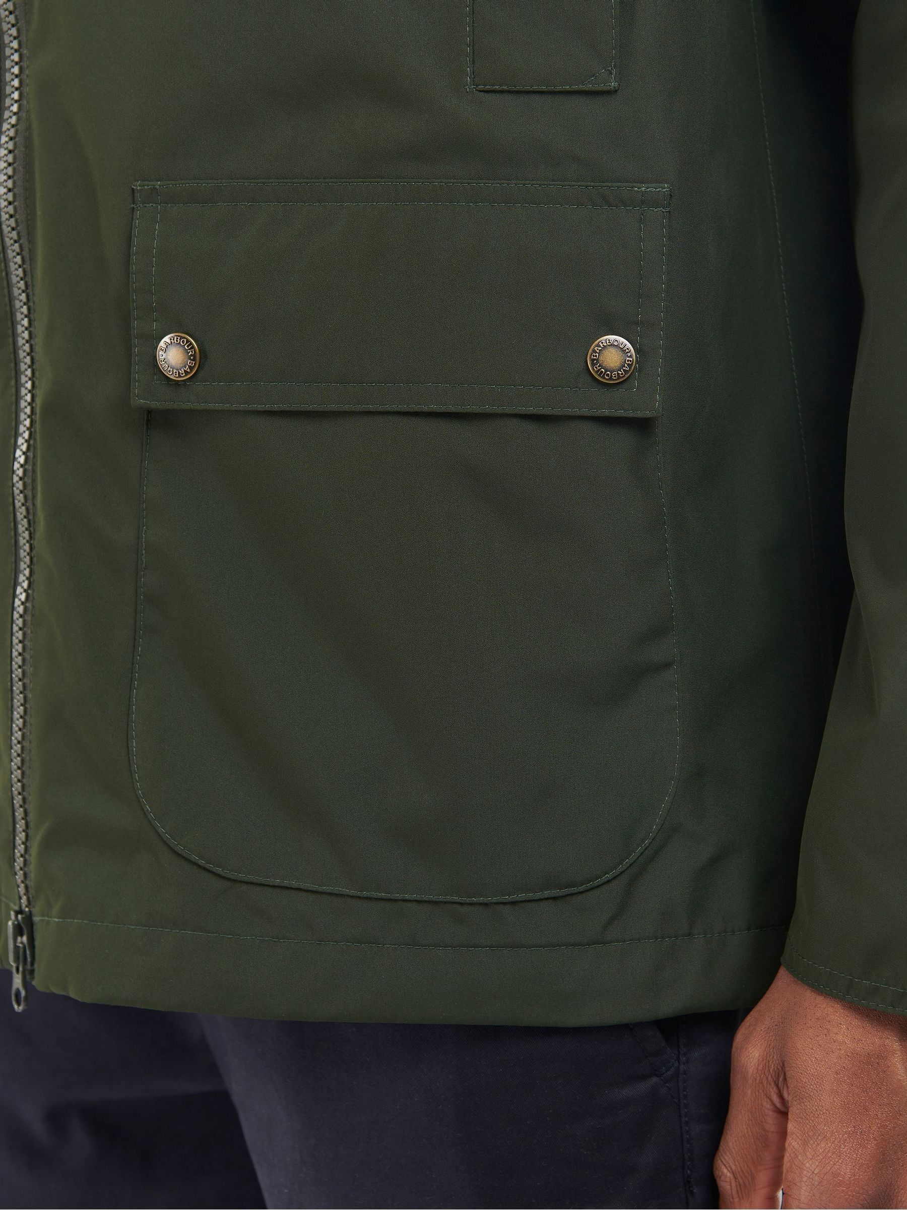 Buy Barbour Green Domus Waterproof Hooded Jacket from Next Germany