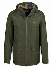 Barbour® Green Domus Waterproof Hooded Jacket - Image 7 of 8