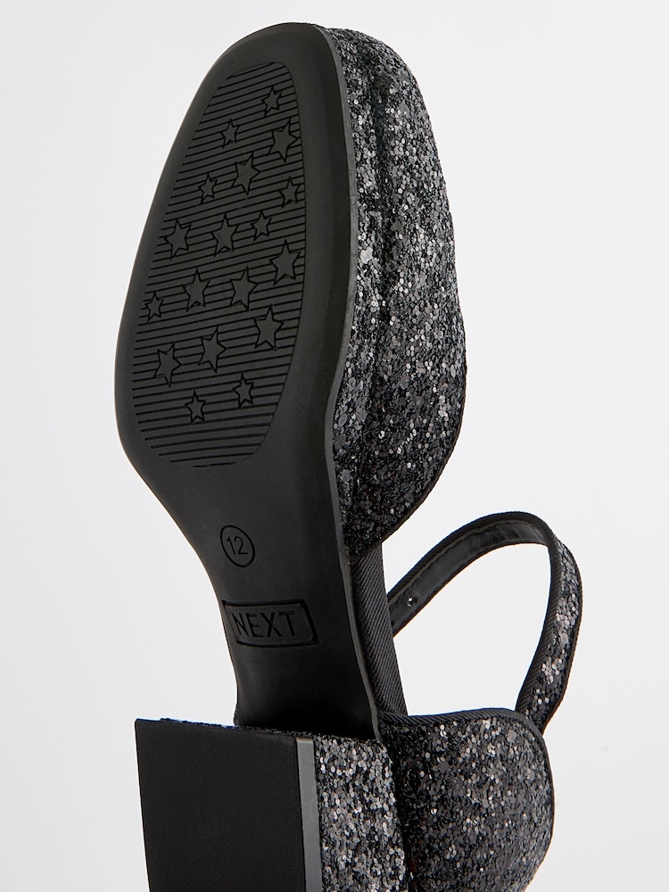 Negro con purpurina - Zapatos de vestir con tacón y plataforma - Imagen 5 de 5 Negro con purpurina - Zapatos de vestir con tacón y plataforma - Imagen 5 de 5