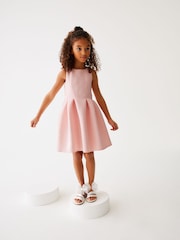 Baker By Ted Baker Kleid aus Neopren mit Prägung, Rosa - Bild 2 von 9