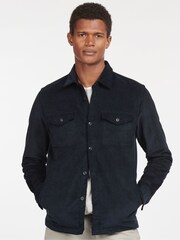 Barbour® Navy Cord Overshirt - Image 1 of 7