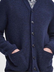 Barbour® Navy Langside Knitted Cardigan - Image 5 of 7