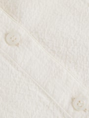 Calvin Klein Jeans Long Sleeve Seersucker White Dress - Image 6 of 6