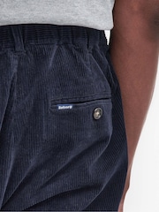 Barbour® Navy Relaxed Fit Stretch Cord Trousers - Image 5 of 6