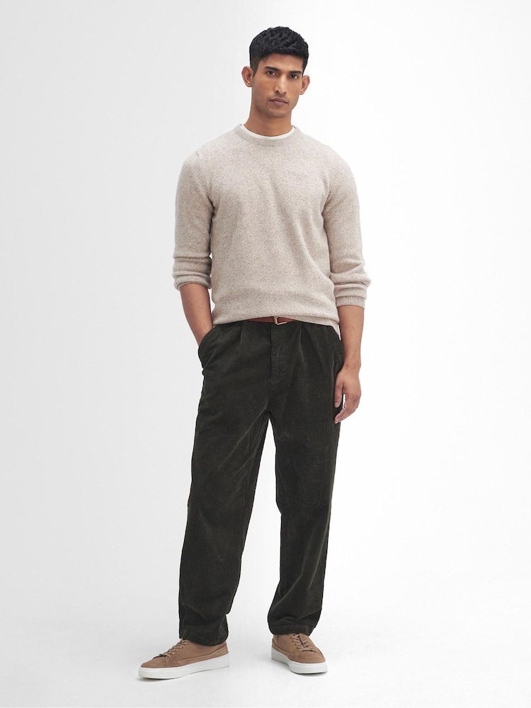 Barbour® Green Relaxed Fit Stretch Cord Trousers - Image 2 of 6 Barbour® Green Relaxed Fit Stretch Cord Trousers - Image 2 of 6