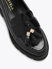 Carvela Black Sanp  Chunky Tassel Loafers - Image 4 of 5