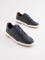 Navy Blue Smart Casual Trainers - Image 1 of 7