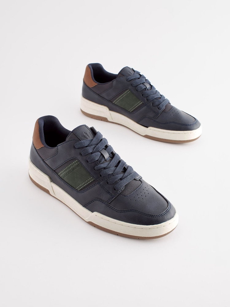 Navy Blue Smart Casual Trainers - Image 1 of 7