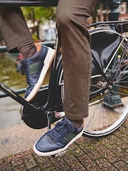 Navy Blue Smart Casual Trainers - Image 3 of 7