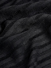 Black Long Sleeve Crew Neck Ladder Top - Image 6 of 6