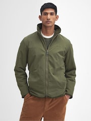 Barbour® Green Reversible Fleece Jacket - Image 2 of 9