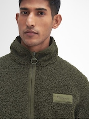 Barbour® Green Reversible Fleece Jacket - Image 5 of 9