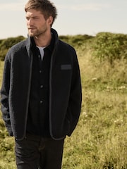 Barbour® Navy Reversible Fleece Jacket - Image 1 of 11