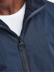 Barbour® Navy Reversible Fleece Jacket - Image 6 of 11