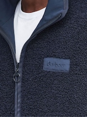 Barbour® Navy Reversible Fleece Jacket - Image 7 of 11