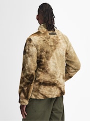 Barbour® Olive Green Moor Berber Fleece Jacket - Image 2 of 9
