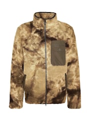 Barbour® Olive Green Moor Berber Fleece Jacket - Image 8 of 9
