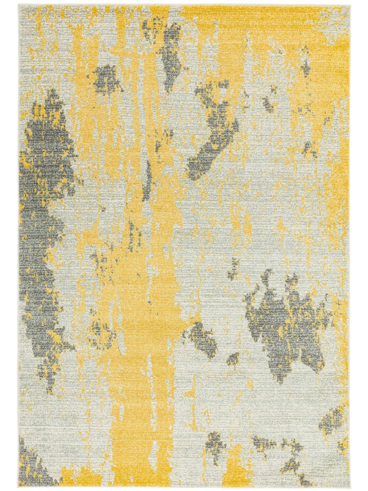 Asiatic Rugs Ochre Yellow Nova Painterly Rug - Image 2 of 5