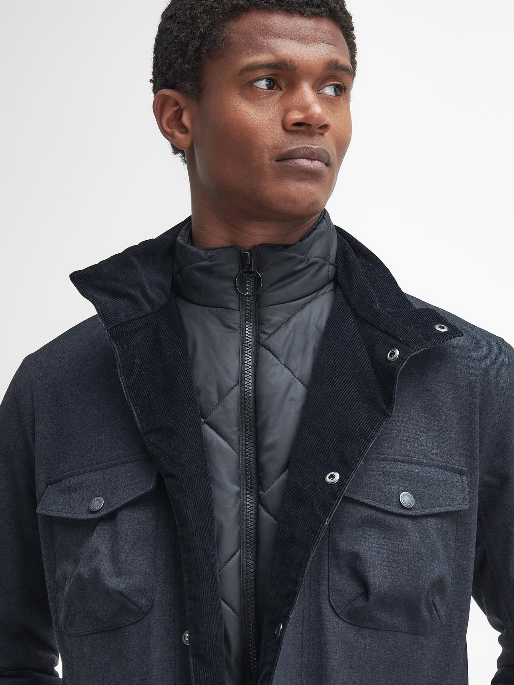 Barbour black waterproof jacket outlet