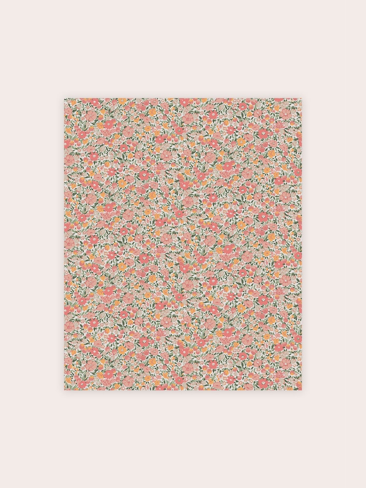 Laura Ashley Coral Pink Loveston A4 Wallpaper - Image 2 of 2