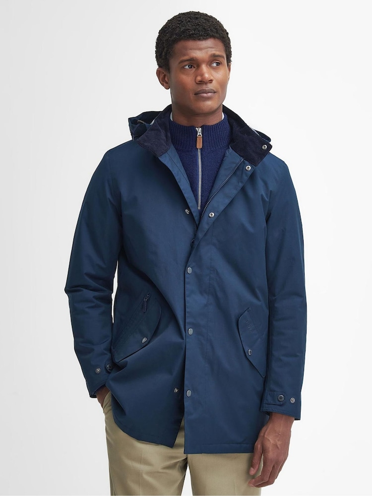 Barbour® Navy Chelsea Waterproof Trench Coat - Image 1 of 7
