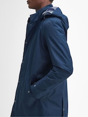 Barbour® Navy Chelsea Waterproof Trench Coat - Image 4 of 7