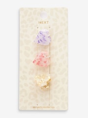 Pink/Lilac Mini Heart Hair Clips - Image 4 of 4