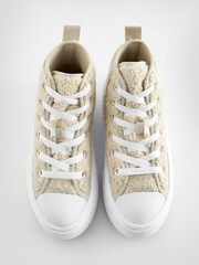 Converse Brown All Star Move Borg Junior Trainers - Image 5 of 9