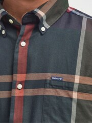 Barbour® Green 100% Cotton Dunoon Tartan Check Shirt - Image 4 of 6