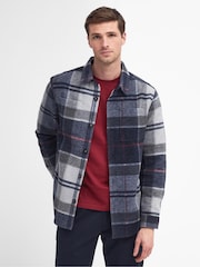 Barbour® Blue Chapter Check Overshirt - Image 1 of 8