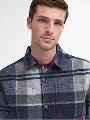 Barbour® Blue Chapter Check Overshirt - Image 5 of 8