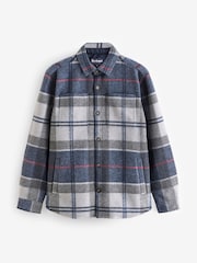 Barbour® Blue Chapter Check Overshirt - Image 7 of 8