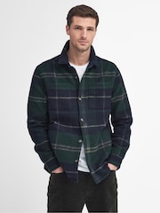 Barbour® Green Chapter Check Overshirt - Image 2 of 6